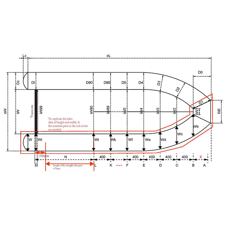 D Rib Replacement Nautica 15 Widebody RIB Replacement Tube Hypalon (CSM) – RIBtubes.cn